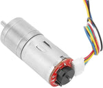 Moteur à engrenages réducteur CC 25GA-370 12V 620RPM avec encodeur
