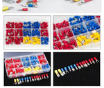 Connecteurs de fil électriques assortis dans le kit 280pcs avec 3mm terminaux isolés