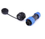 Connecteur Étanche IP68 SP13 3 Broches 13A Mâle + Femelle Montage
