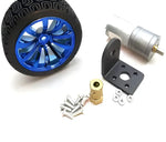 Robot roue, moteur 6V 280rpm, support et accouplement pour kits d’auto-équilibrage