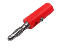 Fiche Banane Connecteur Mâle 4mm Rouge - Domotique Tunisie