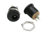Prise jack DC022 étanche avec 3 broches et hardware de montage robust