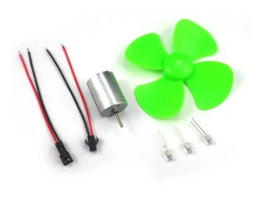 Ensemble moteur DC pour micro-éolienne avec hélice 90 mm - Domotique