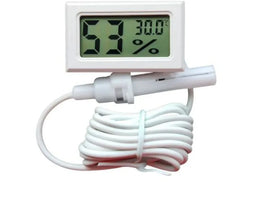 FY-12 Mini thermomètre numérique LCD hygromètre - Blanc réfrigérateur