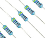 Résistances avec bandes de couleurs 7kΩ 1/4W 1% pièces pour électronique