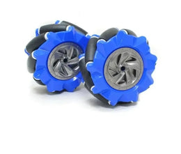 2 * Roue McNamum bleu 80MM-A - Domotique Tunisie