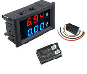 Voltmètre Ampèremètre Bleu + Rouge Double LED 100V 10A 0.28 pouces